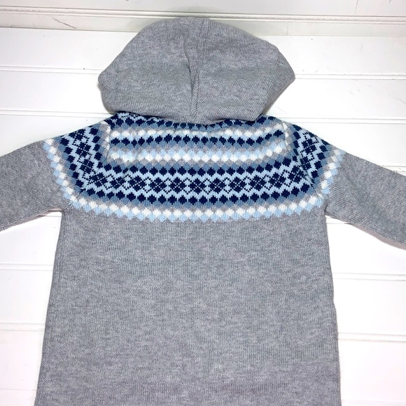 Little Red Caboose Fair Isle Sweater Outfit 6-9 - Picture 10 of 13